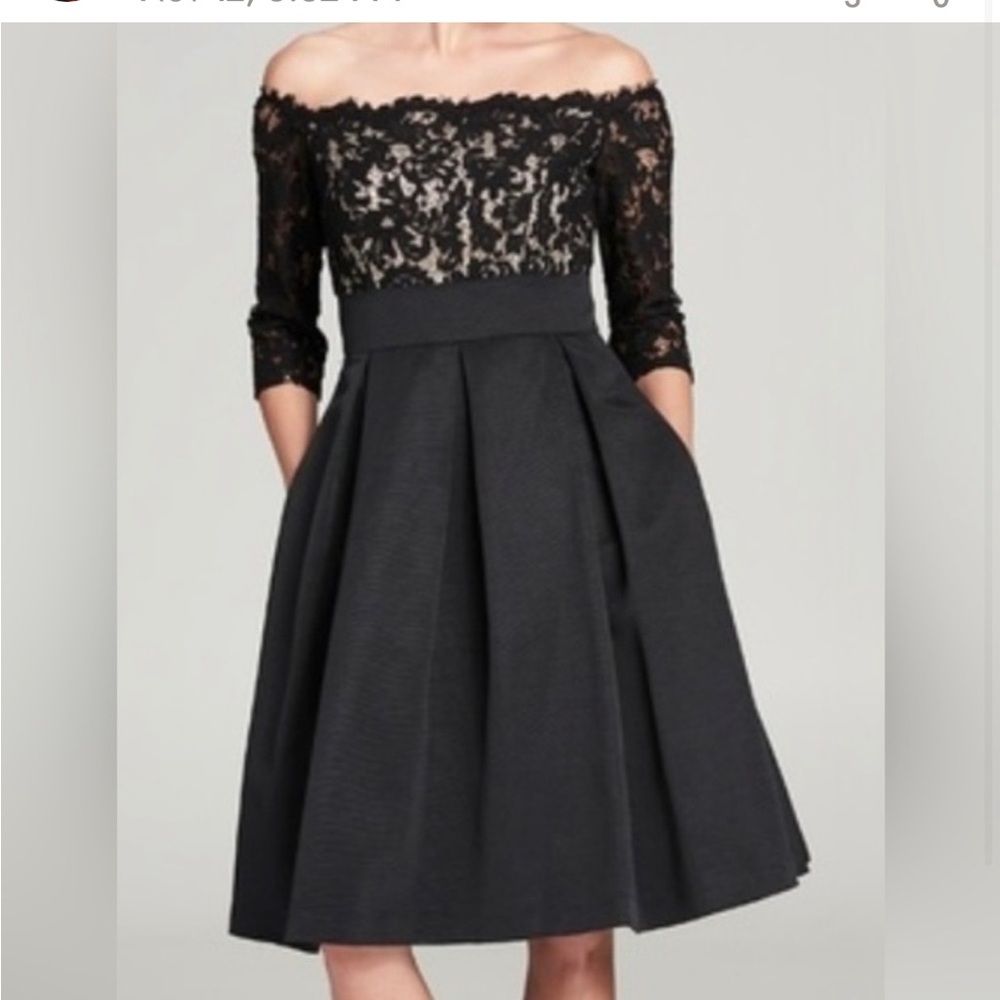 Eliza J high waisted dress.